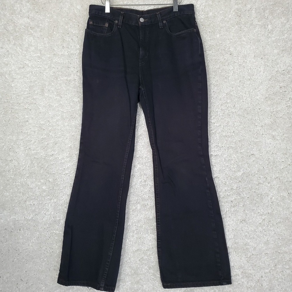Levis 515 Womens Bootcut Jeans Size 12P Black Made in USA‎ Western Ranch